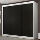 Guarda-roupa Casal Madesa Kansas 3 Portas De Correr 3 Gavetas