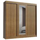 Guarda-roupa Casal Madesa Kansas 3 Portas De Correr Com Espel