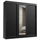 Guarda-roupa Casal Madesa Kansas 3 Portas De Correr Com Espel