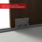 Guarda-roupa Casal Madesa Kansas 3 Portas De Correr Com Espel