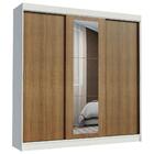 Guarda-roupa Casal Madesa Kansas 3 Portas De Correr Com Espel