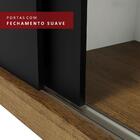 Guarda-roupa Casal Madesa Kansas 3 Portas De Correr De Espelh