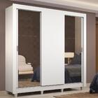 Guarda-roupa Casal Madesa Lyon 3 Portas De Correr Com Espelho