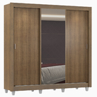 Guarda Roupa Casal Madesa Lyon Plus 3 Portas De Correr Com Es