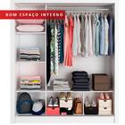 Guarda-roupa Casal Madesa Mônaco 3 Portas De Correr - Branco/