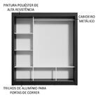 Guarda-roupa Casal Madesa Mônaco 3 Portas De Correr Com Espel