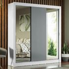 Guarda-roupa Casal Madesa Mônaco 3 Portas De Correr Com Espel