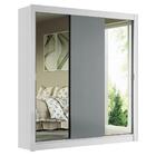 Guarda-roupa Casal Madesa Mônaco 3 Portas De Correr Com Espel