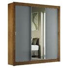 Guarda-roupa Casal Madesa Mônaco 3 Portas De Correr Com Espel