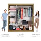 Guarda-roupa Casal Madesa Mônaco 3 Portas De Correr Com Espel