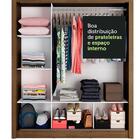 Guarda-roupa Casal Madesa Mônaco 3 Portas De Correr Com Espel
