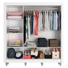 Guarda Roupa Casal Madesa Mônaco 3 Portas De Correr De Espelh