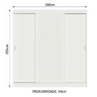 Guarda-roupa Casal Madesa Reno 3 Portas De Correr