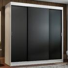 Guarda-roupa Casal Madesa Reno 3 Portas De Correr