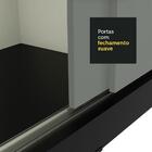 Guarda-roupa Casal Madesa Reno 3 Portas De Correr Com Espelho