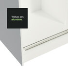 Guarda-roupa Casal Madesa Reno 3 Portas De Correr Com Espelhos