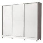 Guarda Roupa Casal Madesa Royale 100% MDF 3 Portas de Correr