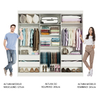 Guarda-Roupa Casal Madesa Veneza 3 Portas de Correr com Espel