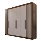 Guarda-roupa Casal Magnus 6 Portas 6 Gavetas Ripado 100% Mdf
