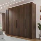 Guarda-roupa Casal Magnus 6 Portas 6 Gavetas Ripado 100% Mdf