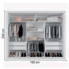 Guarda Roupa Casal Manaus New 3 Portas De Correr 4 Gavetas Le