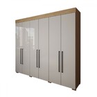 Guarda-roupa Casal Manhattan 6 Portas 2 Gavetas Marrocos/off