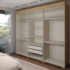 Guarda-roupa Casal Manhattan 6 Portas 2 Gavetas Marrocos/off