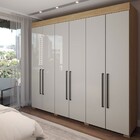 Guarda-roupa Casal Manhattan 6 Portas 2 Gavetas Marrocos/off