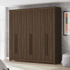 Guarda Roupa Casal Mari 6 Portas 4 Gavetas Cedro Bnn Decor