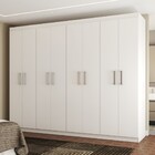 Guarda-roupa Casal Maria Diamantina 8 Portas 8 Prateleiras Br