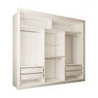 Guarda-roupa Casal Maria Helena 3 Portas De Correr 4 Gavetas