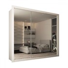 Guarda-roupa Casal Maria Helena 3 Portas De Correr 4 Gavetas