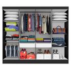 Guarda Roupa Casal Mariah 8 Portas Preto Fosco - Moveis Arapo