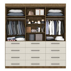 Guarda Roupa Casal Marselha 6 Portas 12 Gavetas Móveis D Doro