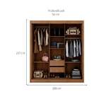 Guarda-roupa Casal Master 3 Pt 2 Gv Madeirado