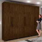 Guarda-roupa Casal Master 6 Portas Avelã Ipê