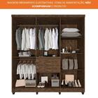 Guarda-roupa Casal Master 8 Portas 2 Gavetas Com Espelho Weng