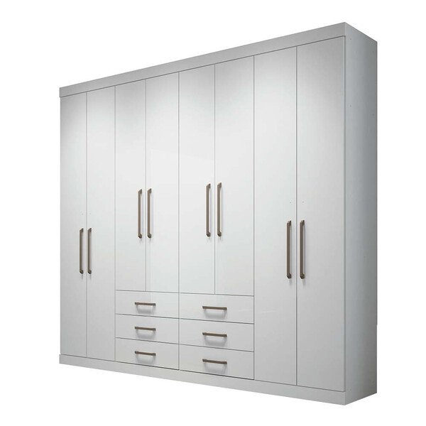 Guarda Roupa Casal Master 8 Portas 6 Gavetas Santos Andirá