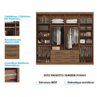 Guarda-roupa Casal Master 8 Pt 6 Gv Jatobá