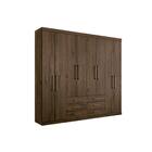 Guarda-roupa Casal Master 8 Pt 6 Gv Jatobá