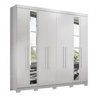 Guarda Roupa Casal Master New 8.4 8 Portas Com Espelho E Pés