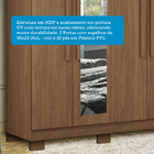 Guarda Roupa Casal Master New 8.4 8 Portas Com Espelho E Pés