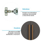 Guarda Roupa Casal Master New 8.4 8 Portas Com Espelho - Sant