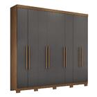Guarda Roupa Casal Master New 8.4 8 Portas Com Pés - Santos A