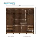 Guarda Roupa Casal Master New 8.4 8 Portas Com Pés - Santos A