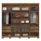 Guarda Roupa Casal Master New 8.4 8 Portas Com Pés - Santos A