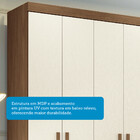 Guarda Roupa Casal Master New 8.4 8 Portas - Santos Andirá