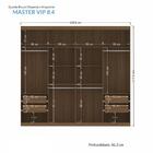 Guarda Roupa Casal Master Vip 8.4 Com 8 Portas - Pr Móveis
