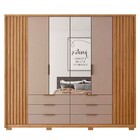 Guarda-roupa Casal Maximus 6 Portas 6 Gavetas Com Espelho Bur