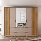 Guarda-roupa Casal Maximus 6 Portas 6 Gavetas Com Espelho Bur